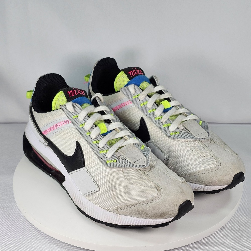 Nike Air Max Pre-Day White Pure Platinum Volt Size 8.5
